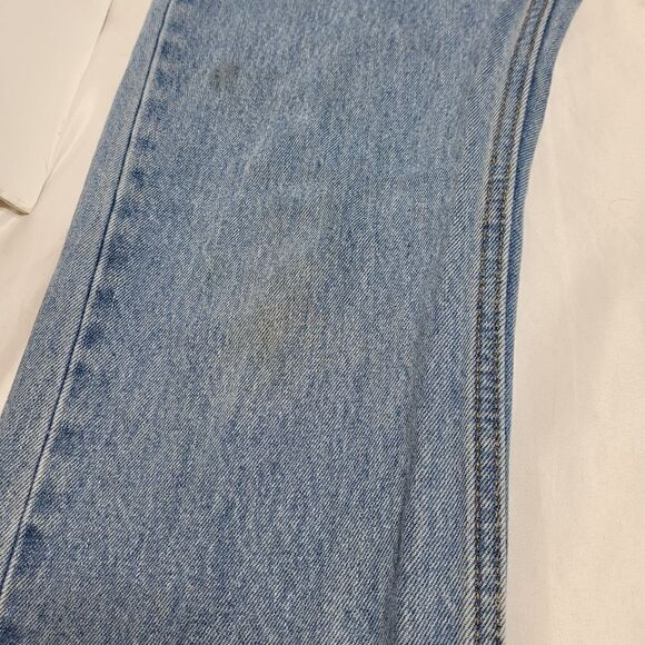 VINTAGE Levi's 505 straight leg medium wash unisex denim jeans 30x30 - Picture 10 of 14